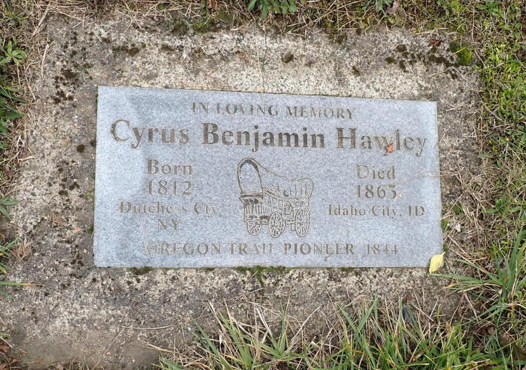 Photo of a tombstone