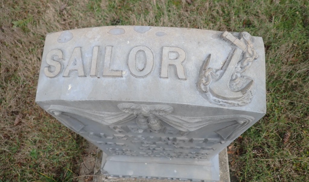Photo of a tombstone