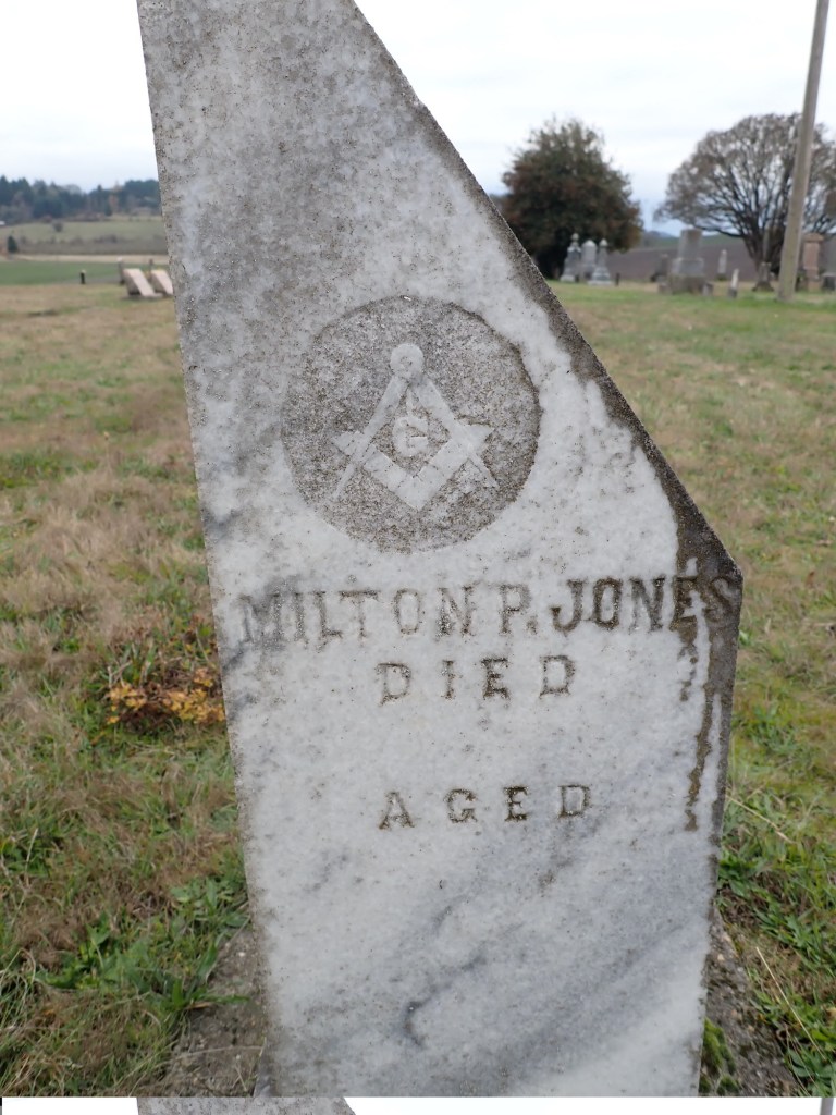 Photo of a tombstone